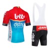 Fietskleding (Fietsshirt + Korte Koersbroek) 2024 Lotto Dstny - Rood